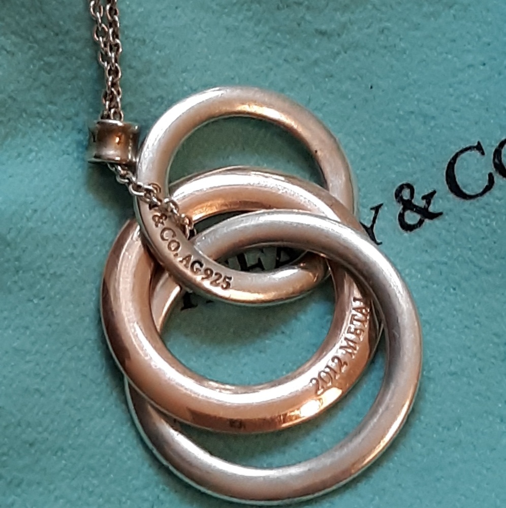 3 Ring Tiffany Charm with Necklace